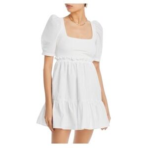 AQUA Puff Sleeve Mini Dress - Exclusively sold at Bloomingdale’s, NWT Medium